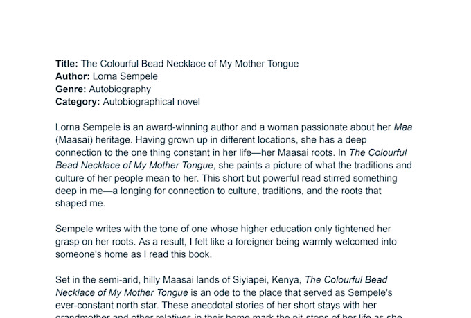 write a review of your book, post on amazon, goodreads, substack, or PDF to you